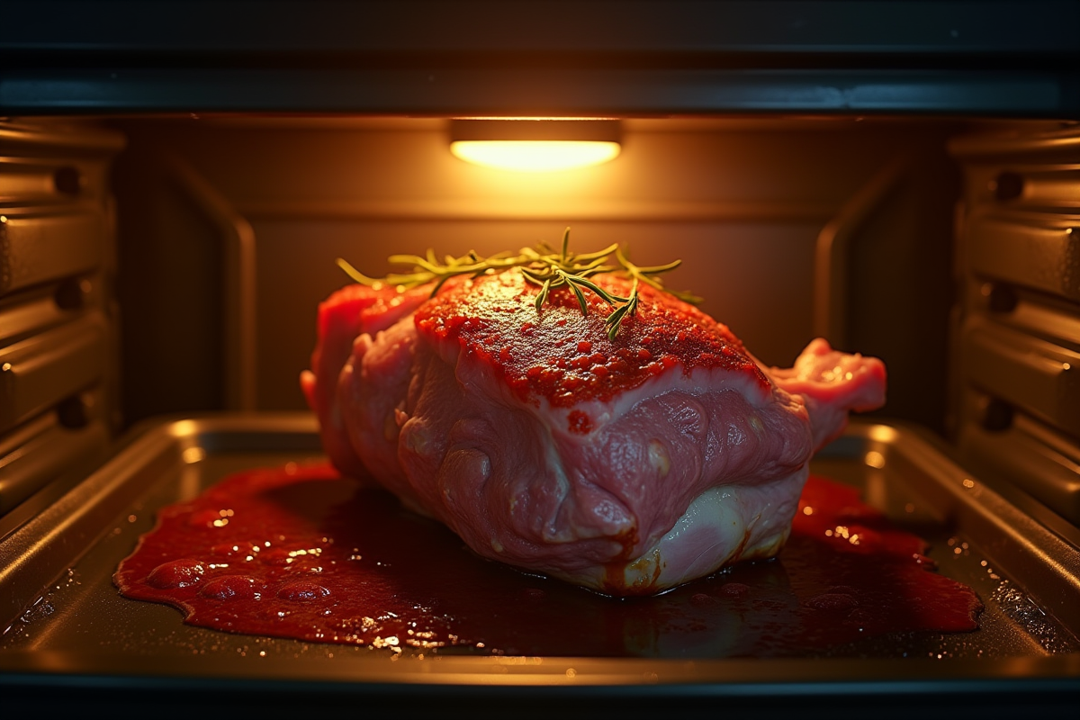 agneau cuisson